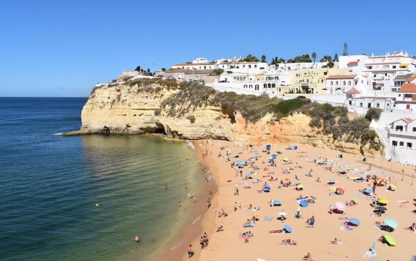 Praia de Carvoeiro, Portugal